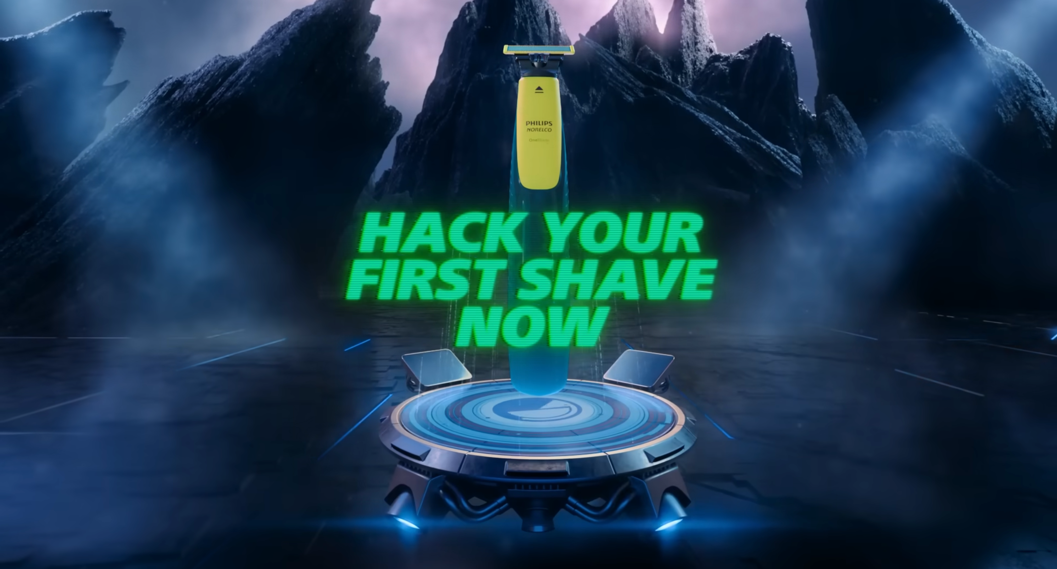 Hero of Philips OneBlade First Shave